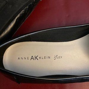 Anne Klein iFlex, Black Leather Loafers